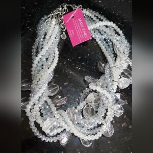Sassy Jones White Malia Necklace